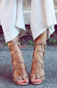 lace up heels