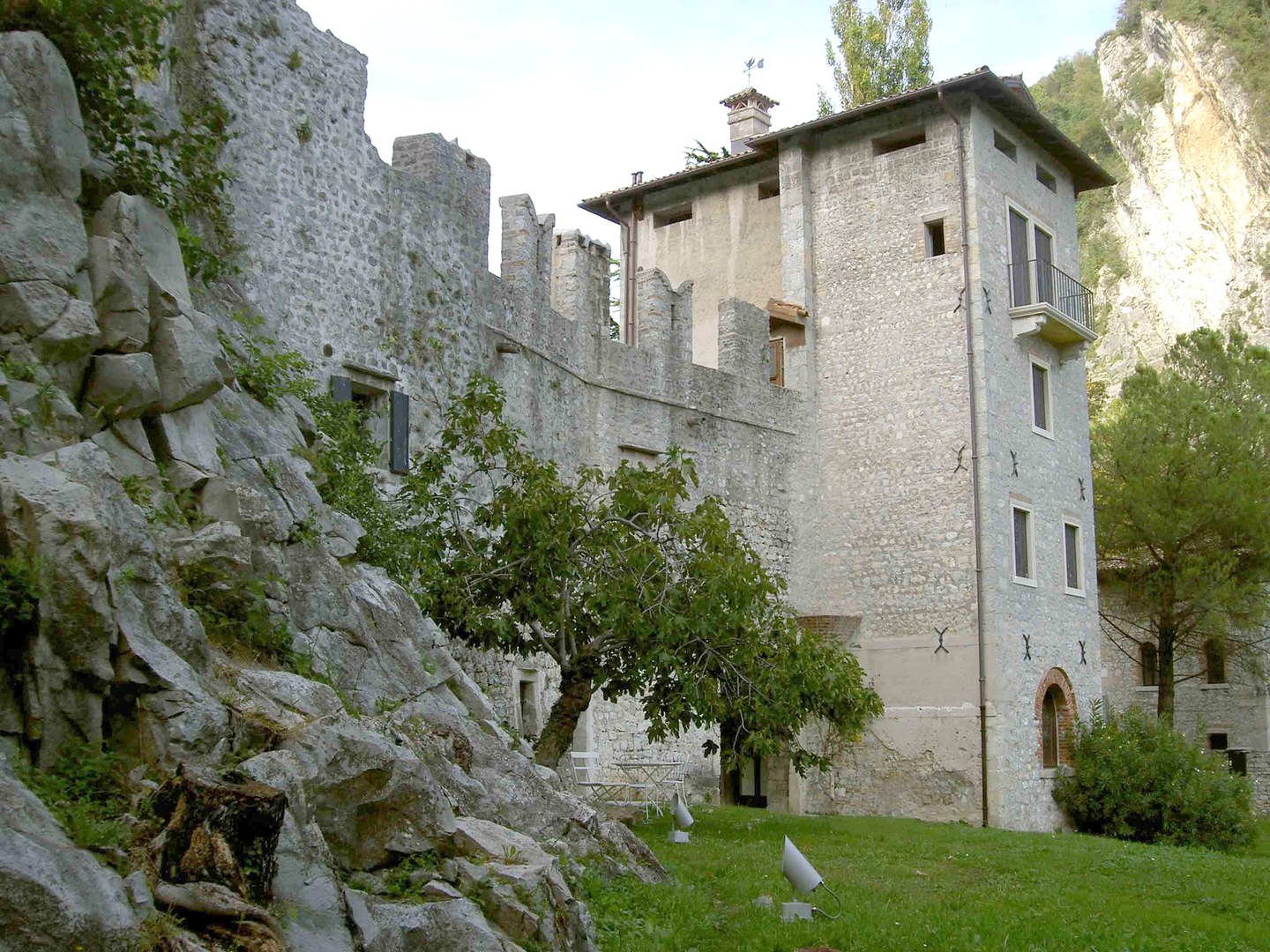 castrum of serravalle italy