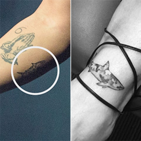 drake and Rihanna tattoo comparison