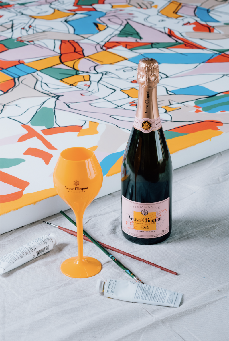 Unleash your inner-artist at a Veuve Clicquot Colourama Series Art and  Champagne class