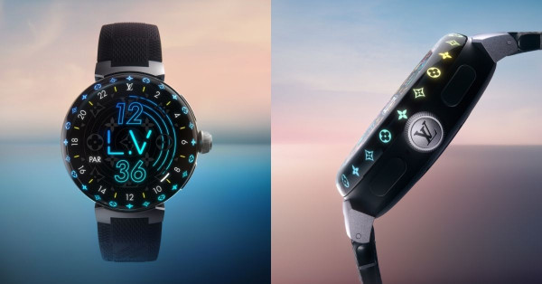 Louis Vuitton Tambour Horizon Light Up Connected Watch Brown