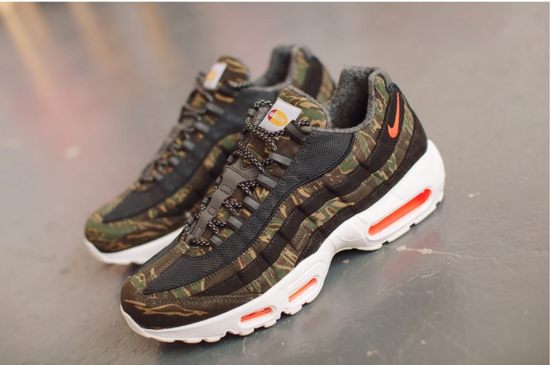 nike carhartt air max 95 camo