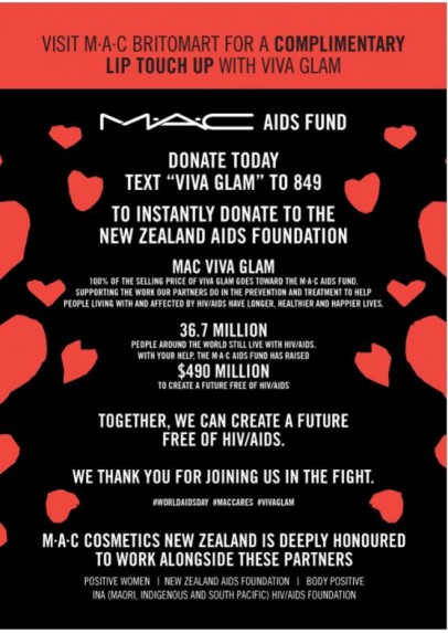 MAC Cosmetics' Charitable Donation Supports Unicef's HIV Prevention and  Treatment Programs