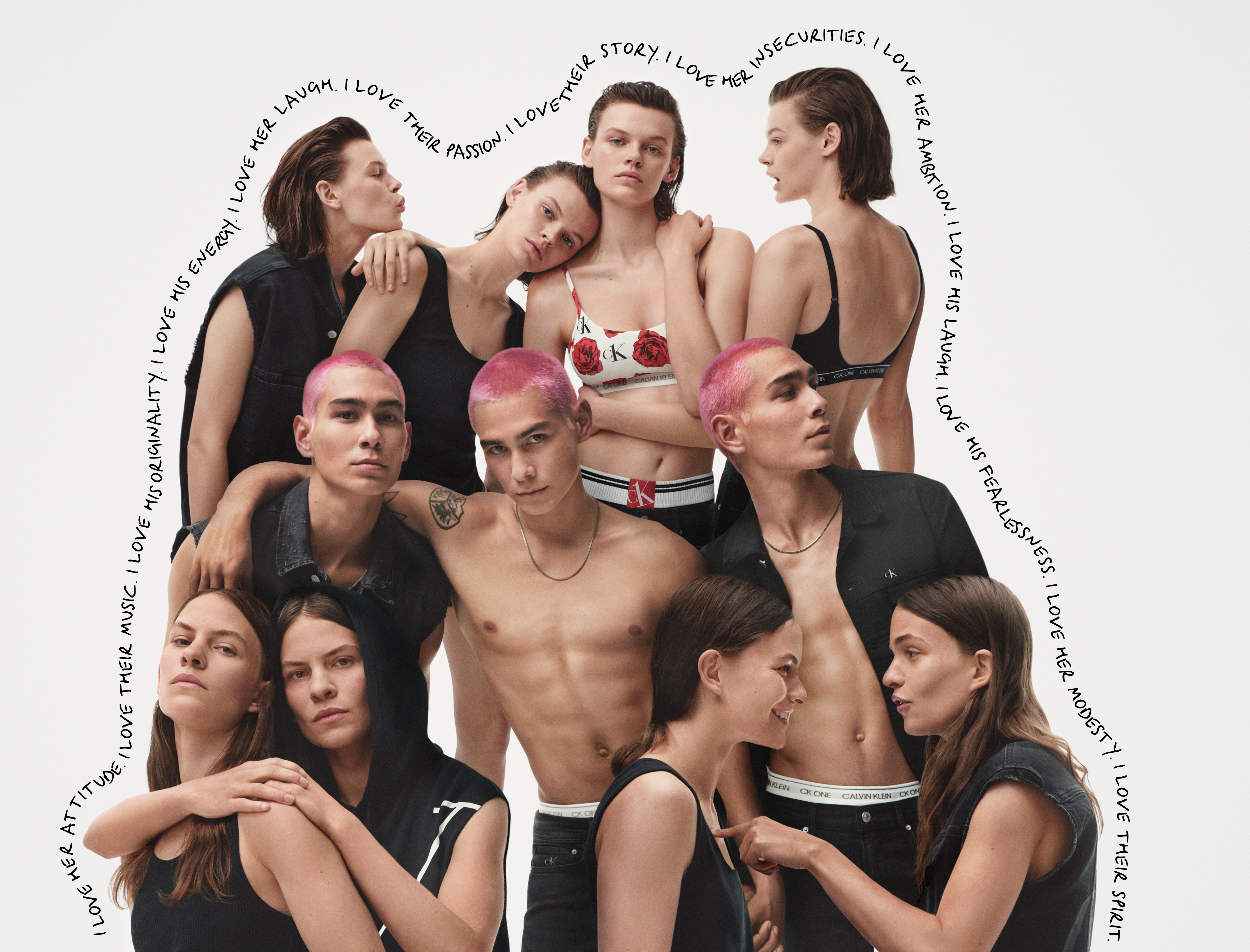 Calvin Klein's new CK ONE campaign is a genderless celebration