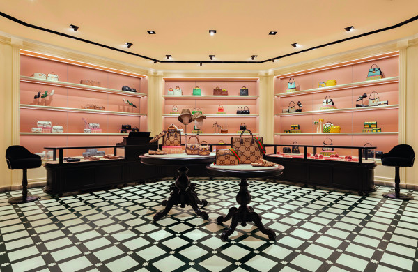 Check out the newly renovated Gucci boutique at Westfield Garden
