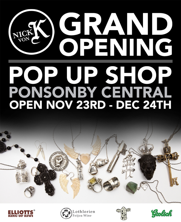 Nick Von K Pop Up Shop Ponsonby Central
