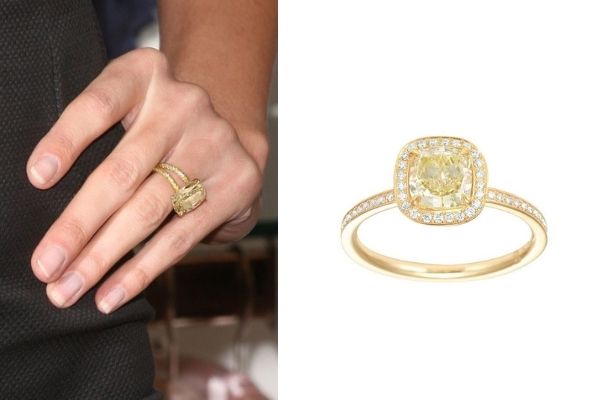 Monogram Infini Engagement Ring, White Gold and Diamond