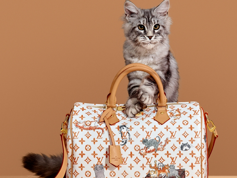 The Louis Vuitton x Grace Coddington Pop-Up Is a Cat-Lover's