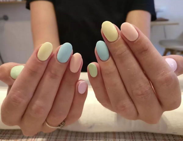 simple easter nails